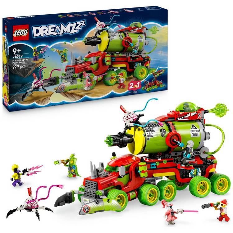 LEGO DREAMZzz 2in1 Mateo's Spray Paint Truck Toy Set 71499 0