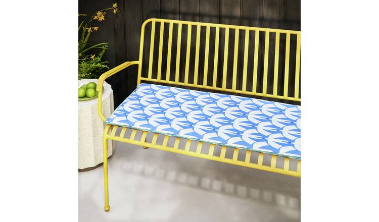 Habitat x Scion Pajaro Garden Bench Cushion - Blue