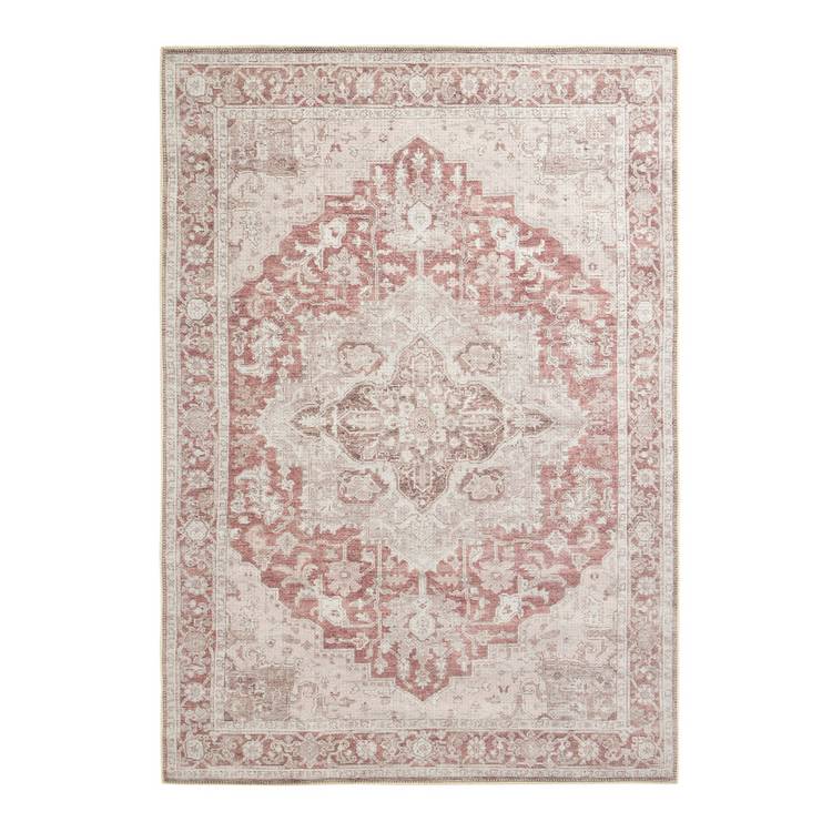  Habitat Vintage Effect Red Flatweave Rug - 230x160cm 0