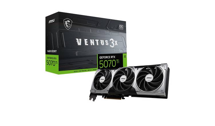 MSI GeForce RTX 5070 Ti 16G VENTUS 3X OC Graphics Card