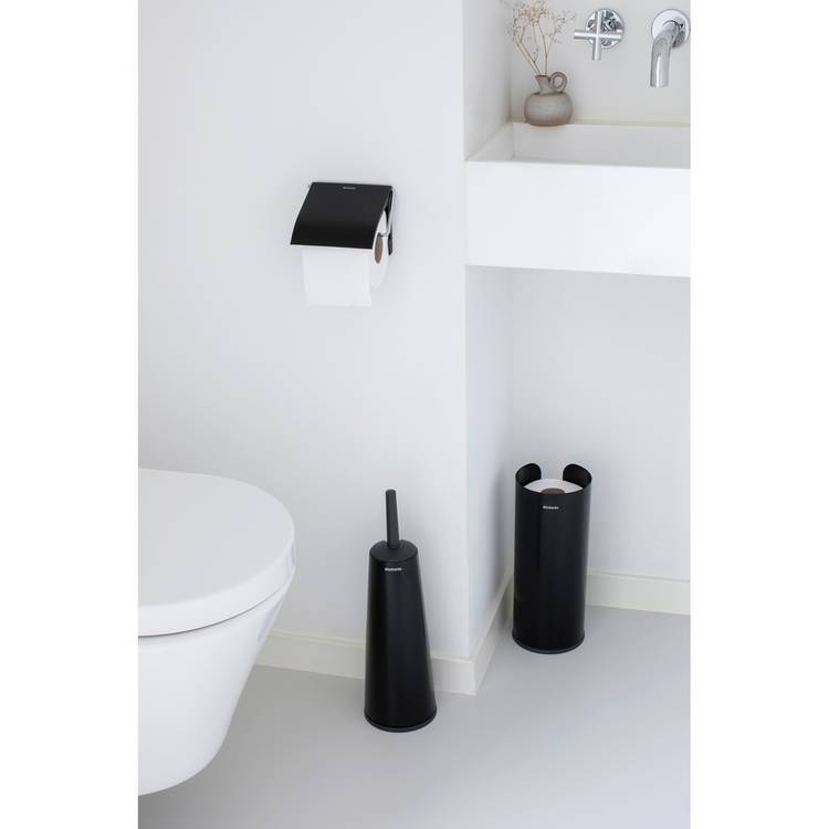 Brabantia Renew 3 Piece Bathroom Set - Black 0