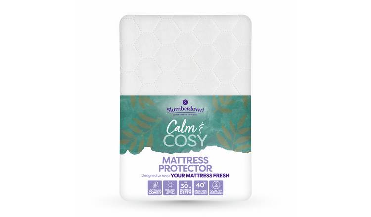 Slumberdown Calm & Cosy Mattress Protector - Double