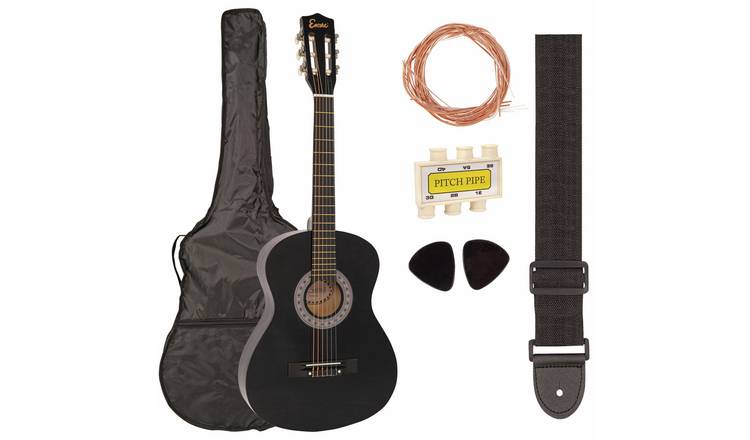 Encore 3/4 Size Classic Guitar Pack - Black