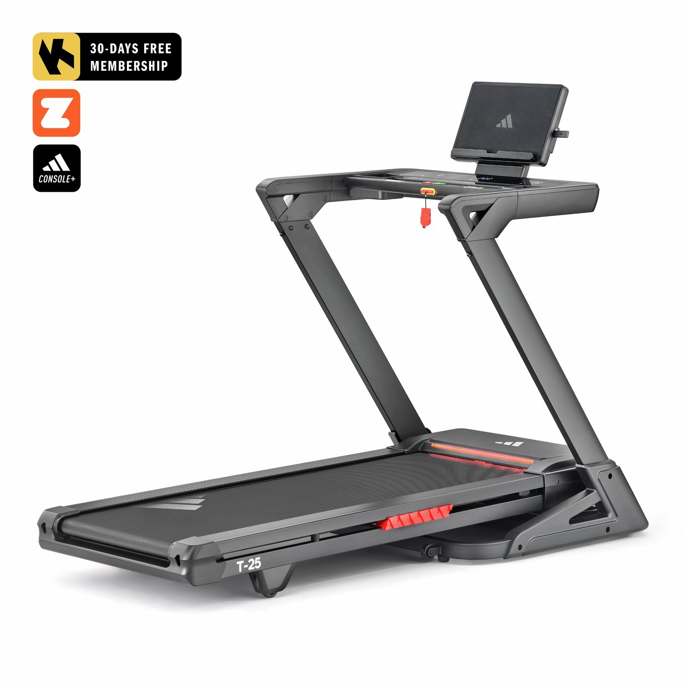 Adidas T-25 Folding Treadmill with Bluetooth and Incline