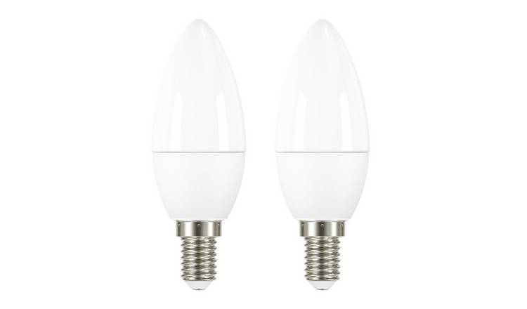 Argos Home 3.4W LED E14 Light Bulb - 2 Pack