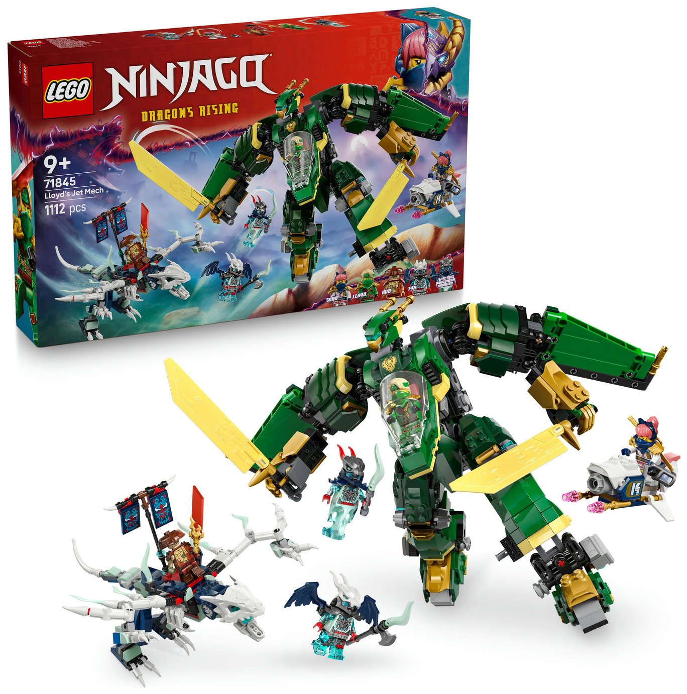 MEGTO様 Buy LEGO NINJAGO Lloyd's Jet Mech Ninja Building Toy Set 71845