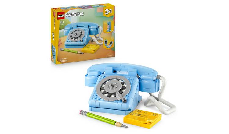 LEGO Creator 3in1 Retro Telephone Building Toy Set 31174