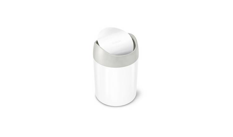 Simplehuman 1.5L Mini Waste Bin - White
