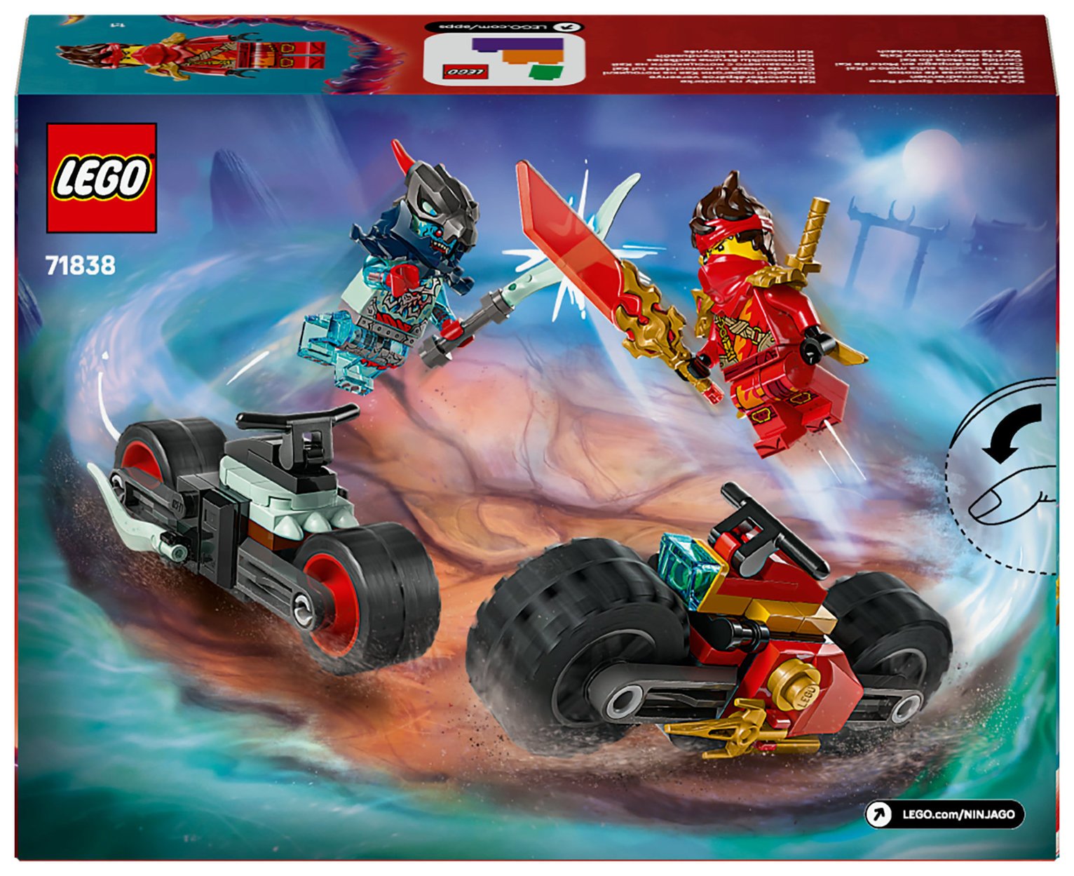 Buy LEGO NINJAGO Kai's Motorcycle Speed Race Building Toy 71838