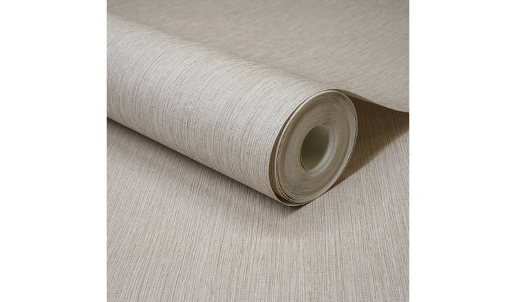 Grandeco Boutique Rays Grasscloth Effect PVC-free Eco Wallpaper - Neutral