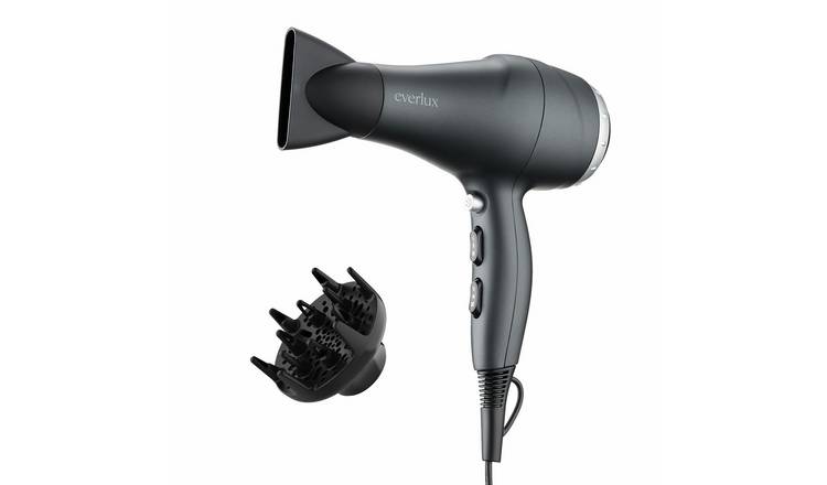 Everlux Traditional DC Motor Hair Dryer with Diffuser- 2000W