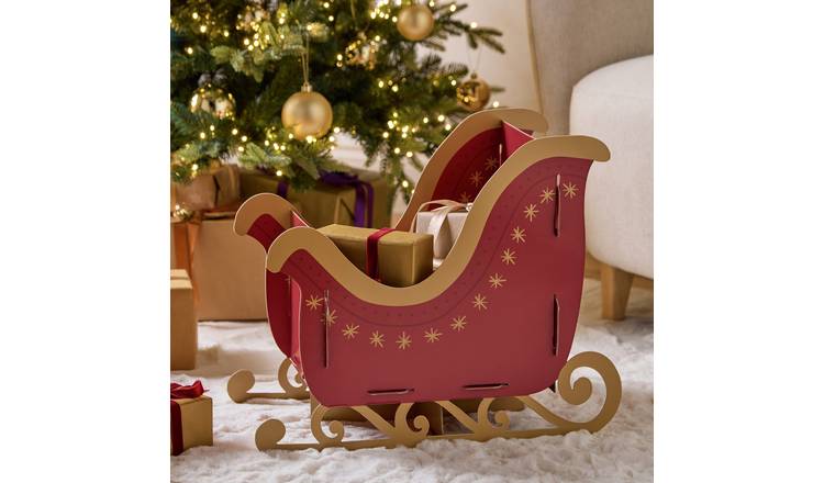 Argos Home Multicoloured Sleigh Present Holder