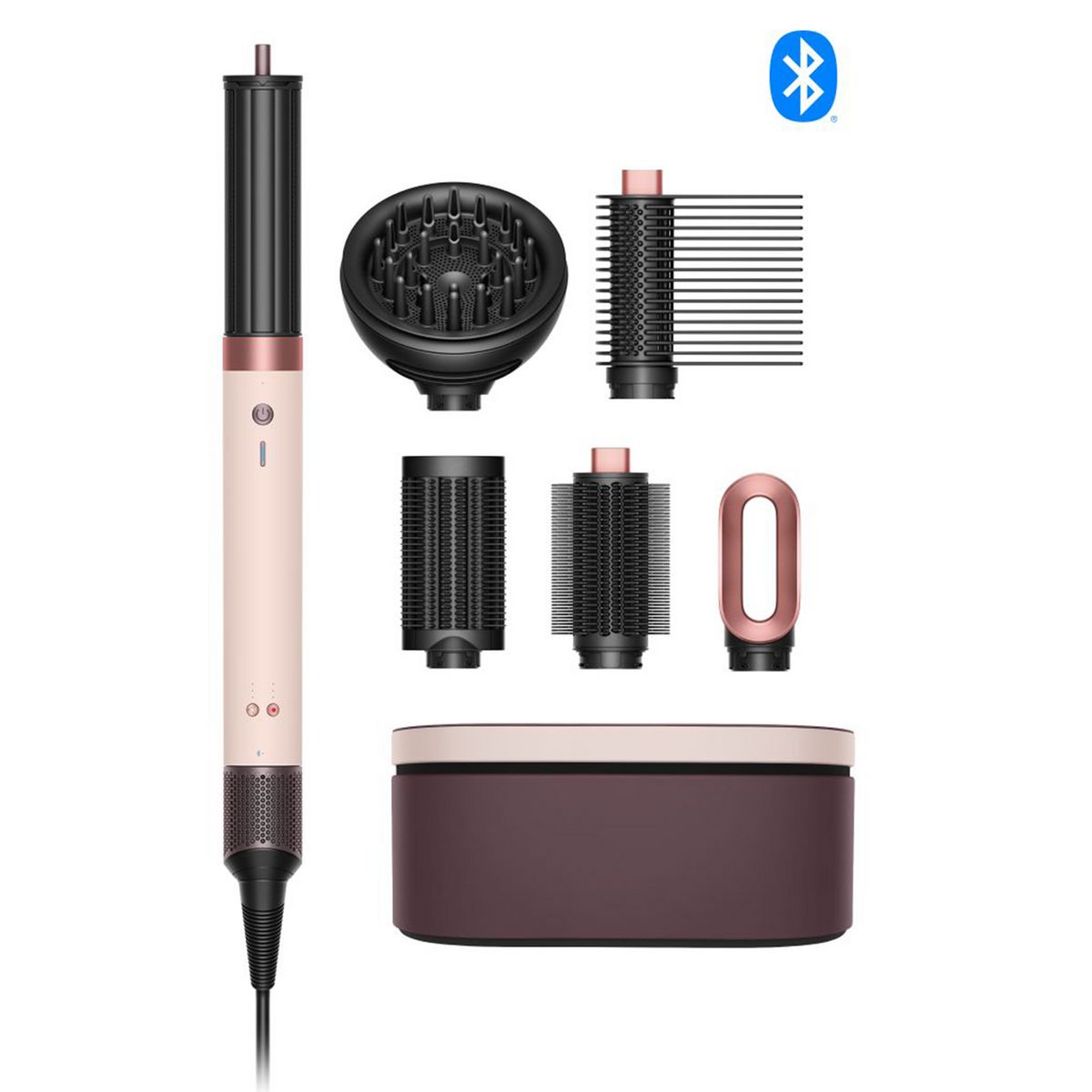 Airwrap Co anda 2x Curly + Coily Multi Styler & Dryer Ceramic Pink & Rose Gold