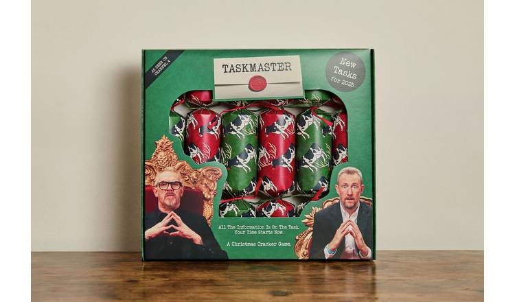 Puzzle Post Taskmaster Pack of 6 Christmas Crackers