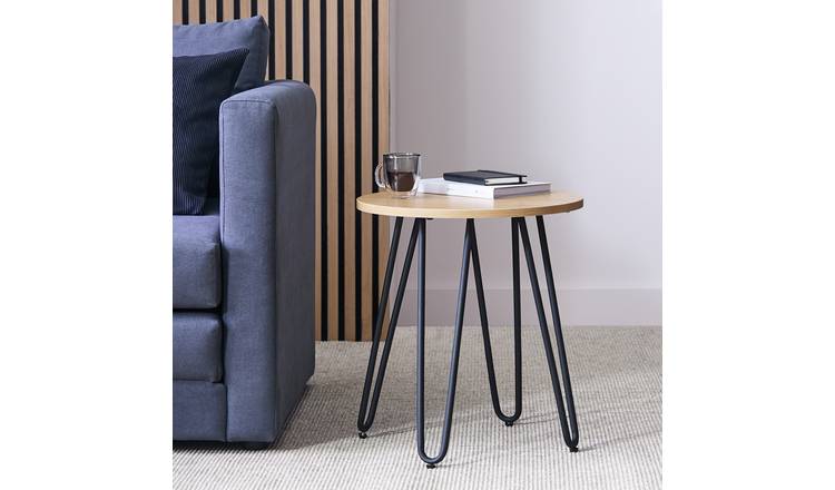 Argos Home Porter Side Table - Natural
