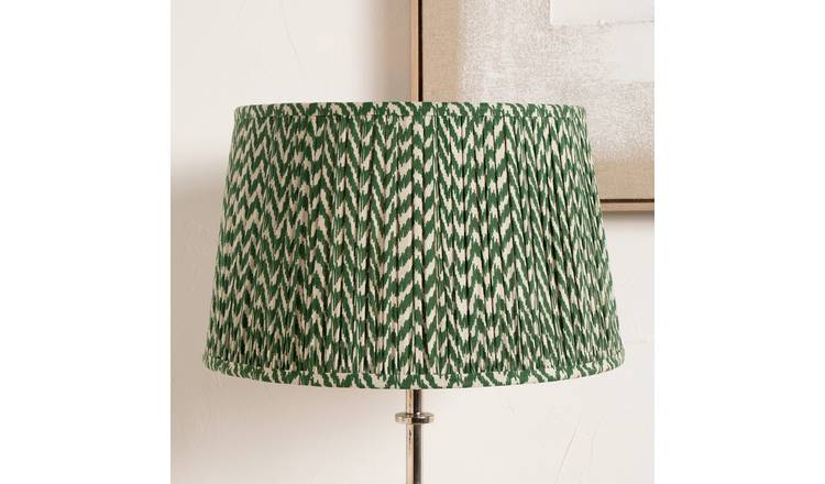 Pacific Vienna Green Mushroom Pleat Lampshade - 30cm