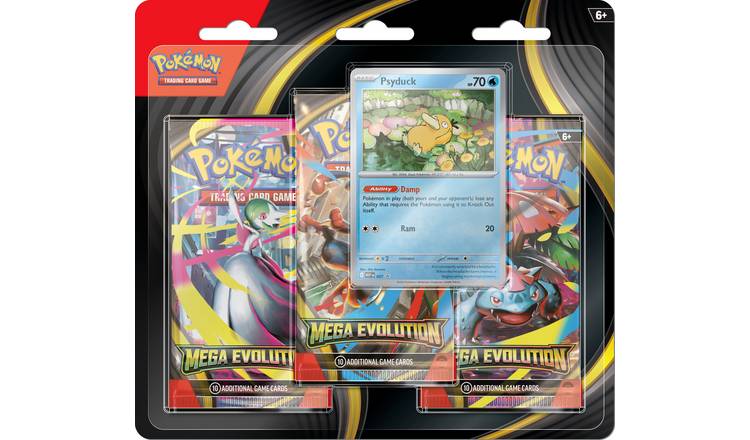 Pokémon TCG Mega Evolution 3 Pack Trading Card 