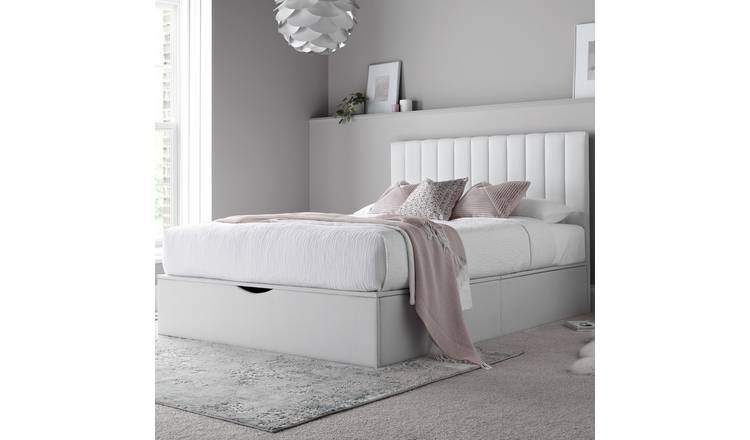 Time4Sleep Onelife Double End Lift Ottoman Bed - White
