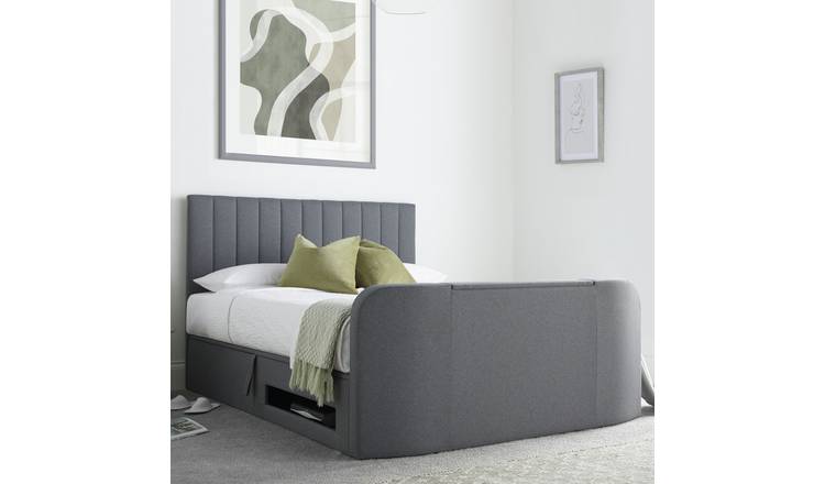 Time4Sleep Onelife Double Side Lift Ottoman TV Bed - Grey