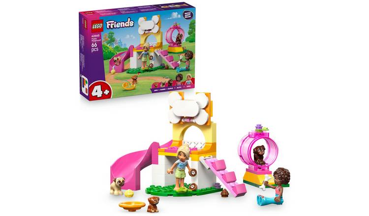 LEGO Friends Puppy Playground Toy with Pet Dog Figures 42665