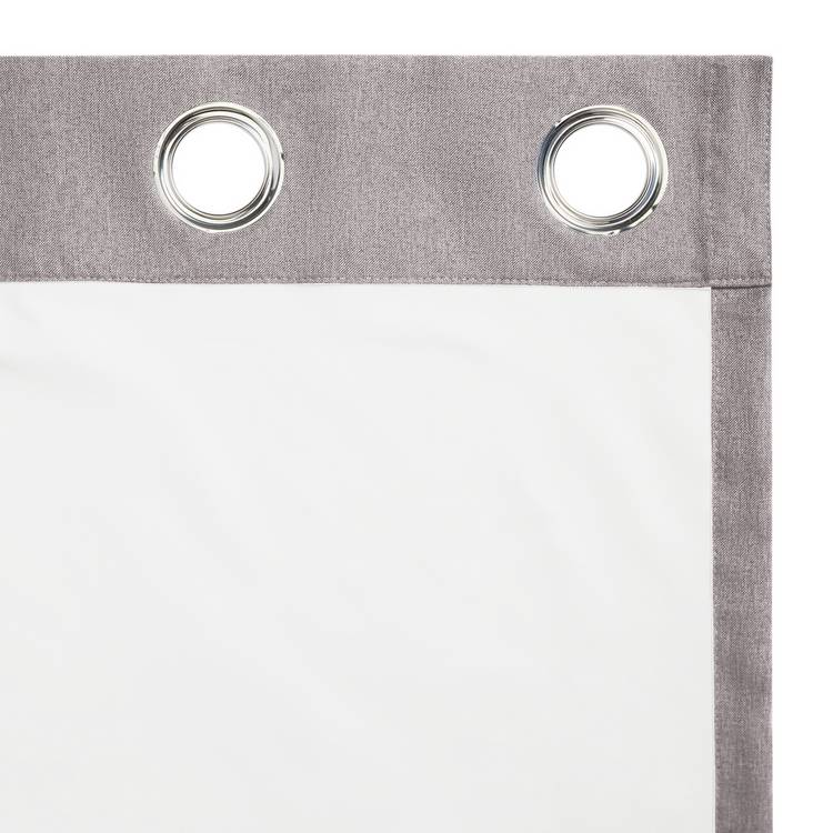 Habitat Blackout Eyelet Curtains - Flint Grey - 168x229cm 0