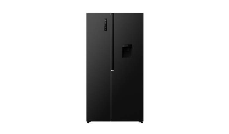 Fridgemaster MS91558DEB American Fridge Freezer - Black