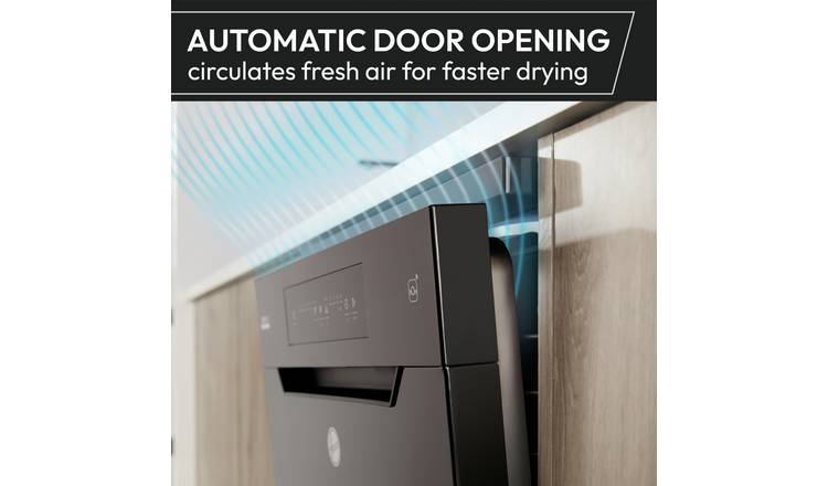 Hoover HF 6B4S1PW 80 Full Size Dishwasher – Silver