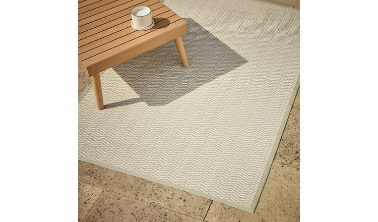 Argos Home Chevron Sage Outdoor Rug – 180 Ã— 240 cm