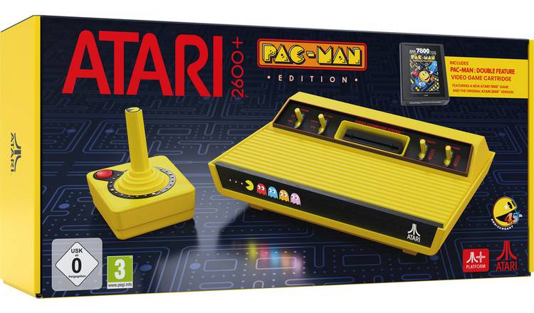 ATARI 2600+ Console & Joystick Retro Bundle - PAC-MAN Edn