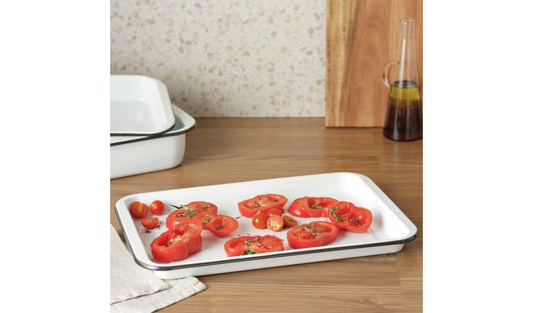 Argos Home 42cm Enamel Carbon Steel Oven Tray
