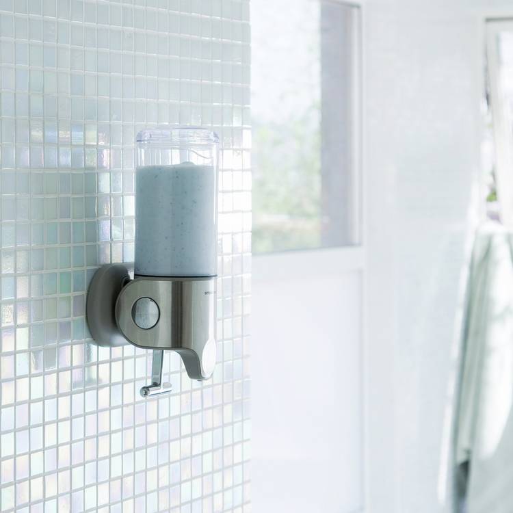 Simplehuman Single Wall Mounted Pump - Stainless Steel 0