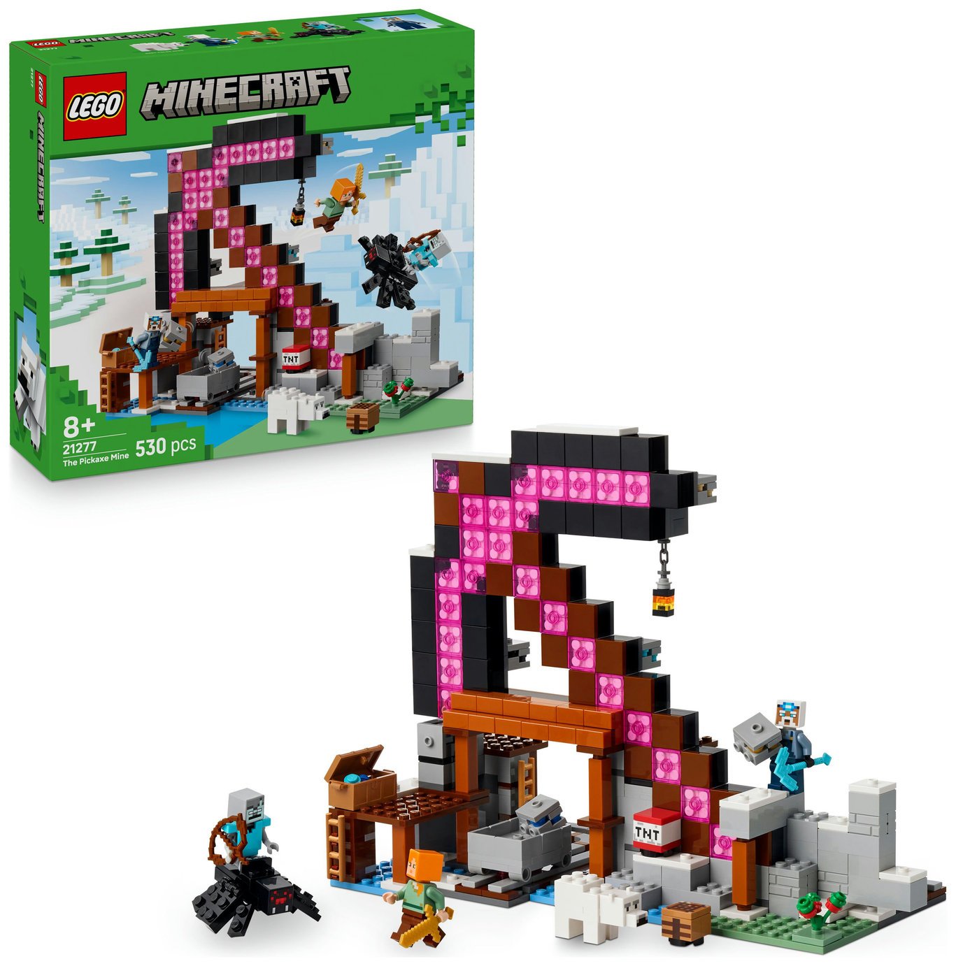 LEGO Minecraft The Pickaxe Mine Interactive Toy Set 21277