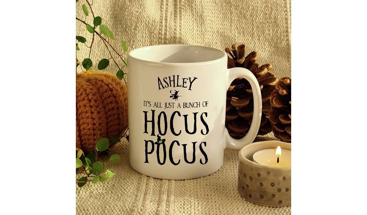 Personalised Halloween Hocus Pocus Mug - White