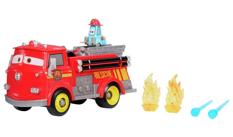 Disney Cars Race & Rescue Fire Fighting Red & Guido