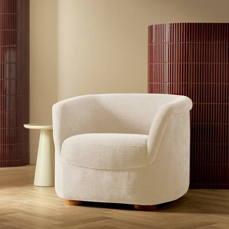 Habitat Nora Fabric Chair - Cream 0