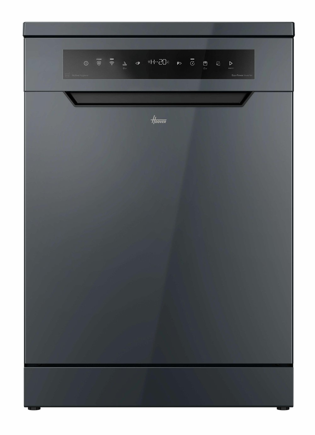 Hoover FS HF 4B7F0A 80 Full Size Dishwasher - Grey