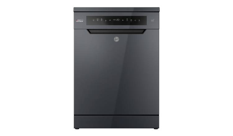 Hoover FS HF 4B7F0A 80 Full Size Dishwasher - Grey