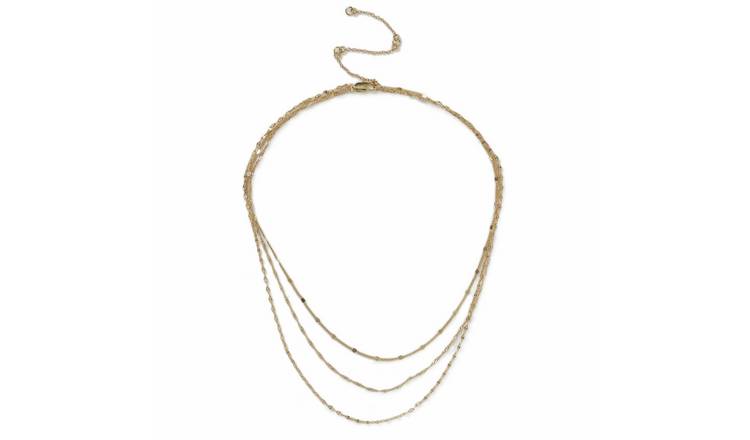 Liars & Lovers Gold Plated Multilayer Chain Necklace