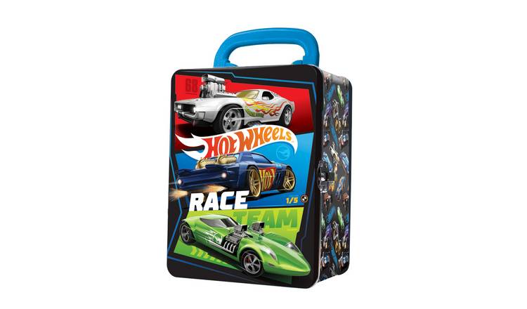 Hot Wheels Tin Car Storage Case - Black
