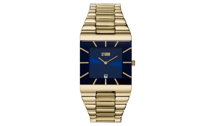 STORM Omari Blue Dial Stainless Steel Strap Watch