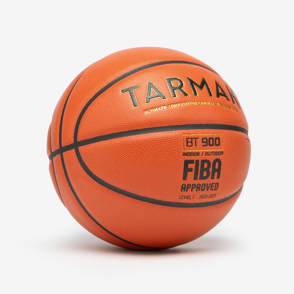 Ballon De Basketball En Caoutchouc Taille Officielle No.7 - Orange Champion Sports
