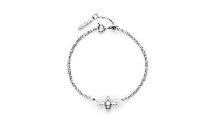Olivia Burton Stainless Steel Honey Bee Bracelet