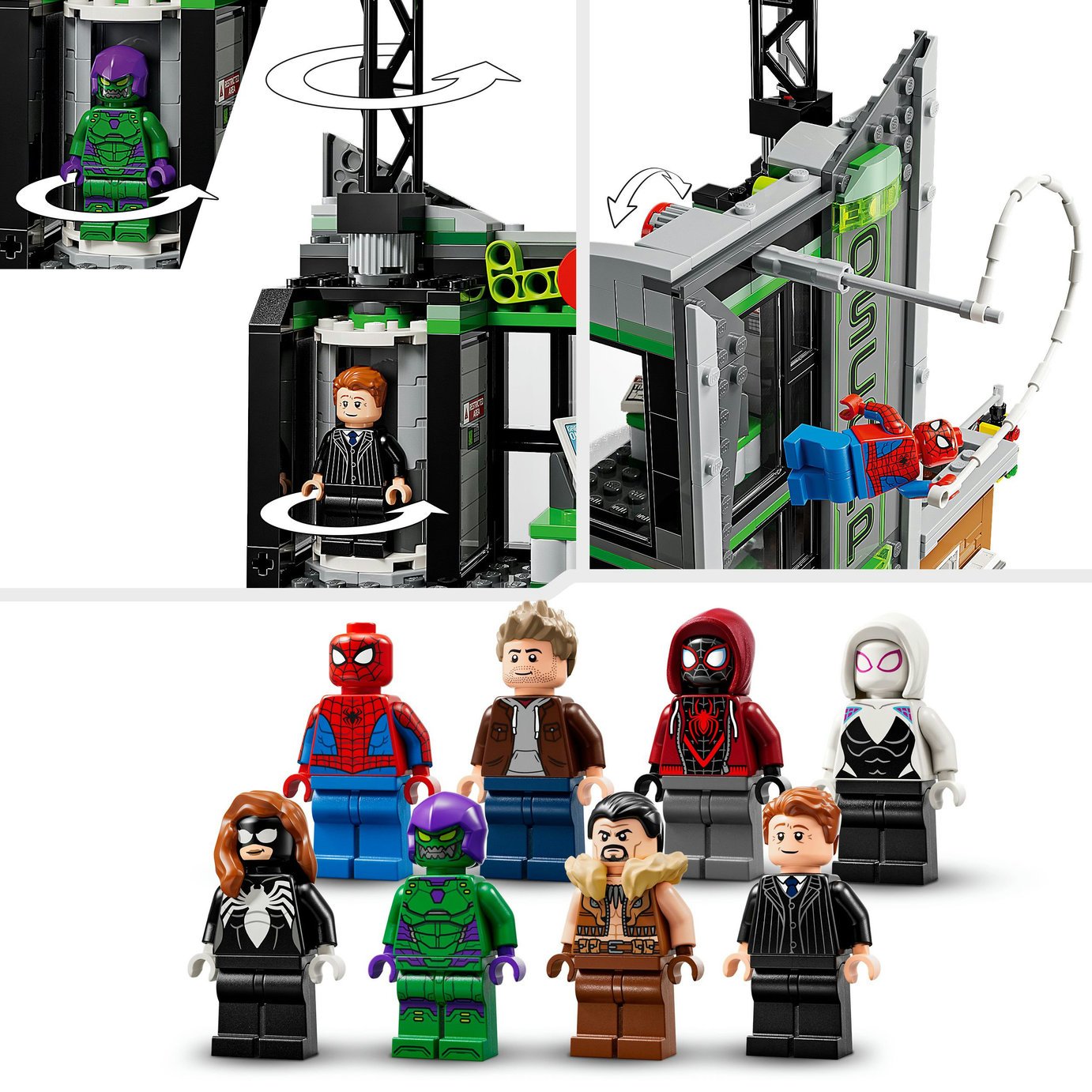 Buy LEGO Marvel Spider-Man vs. Oscorp Building Toy 76324 | LEGO