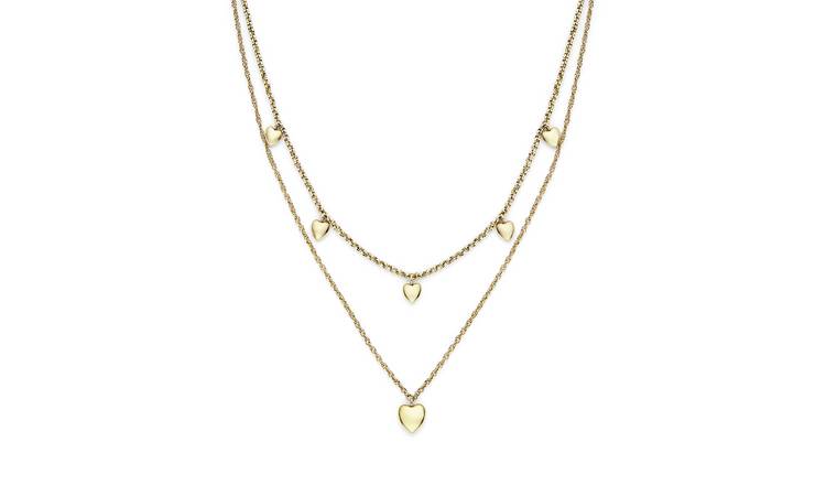 Olivia Burton Yellow Gold Mini Heart Pendant Necklace