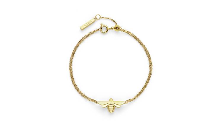Olivia Burton Yellow Gold Honey Bee Bracelet
