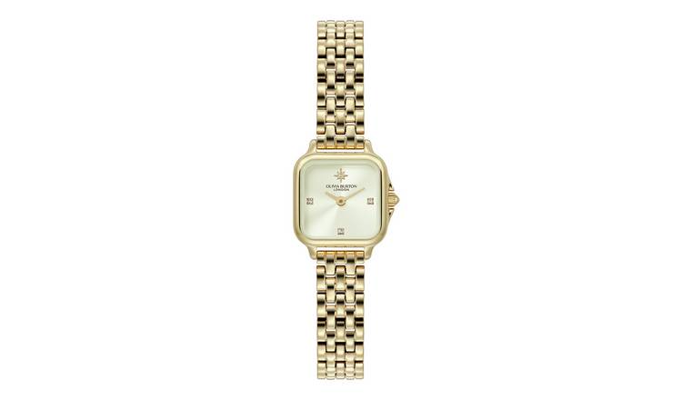 Olivia Burton Ladies Gold Plated Adjustable Bracelet Watch