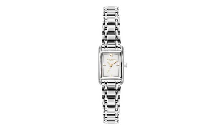 Olivia Burton Stainless Steel White Dial Bracelet Watch