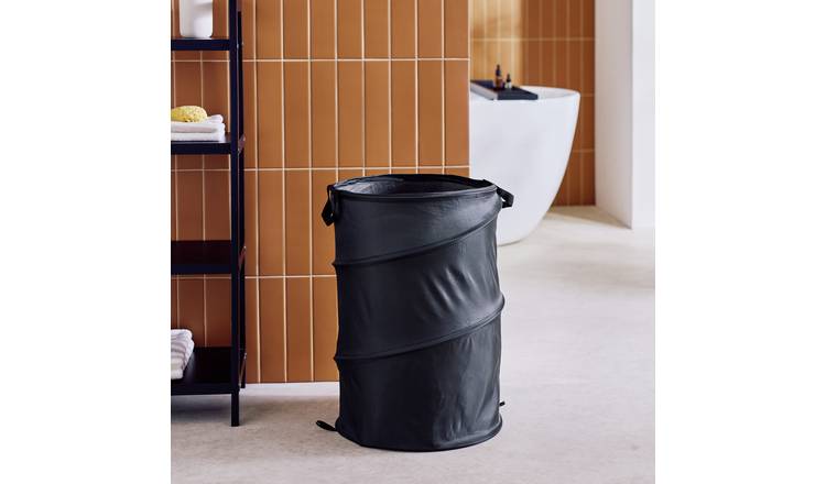 Argos Home 60L Pop up Laundry Bin - Black 