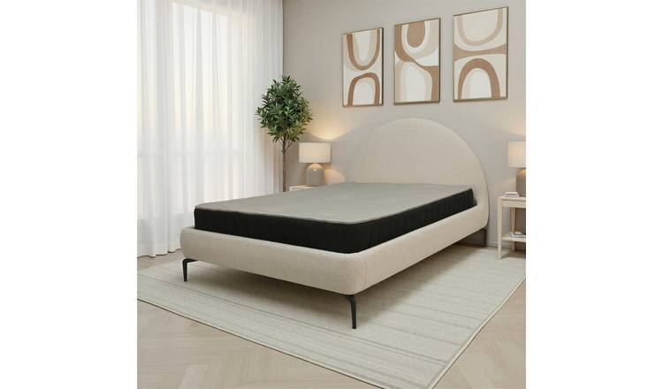 Koble Hanna Double Fabric Bed Frame - Cream