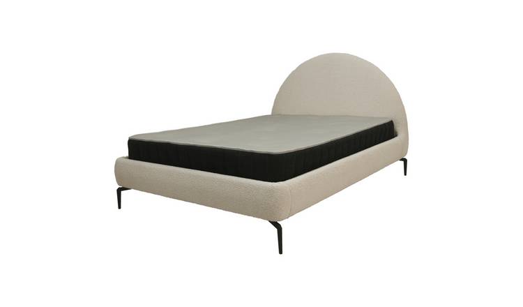 Koble Hanna Kingsize Fabric Bed Frame - Cream